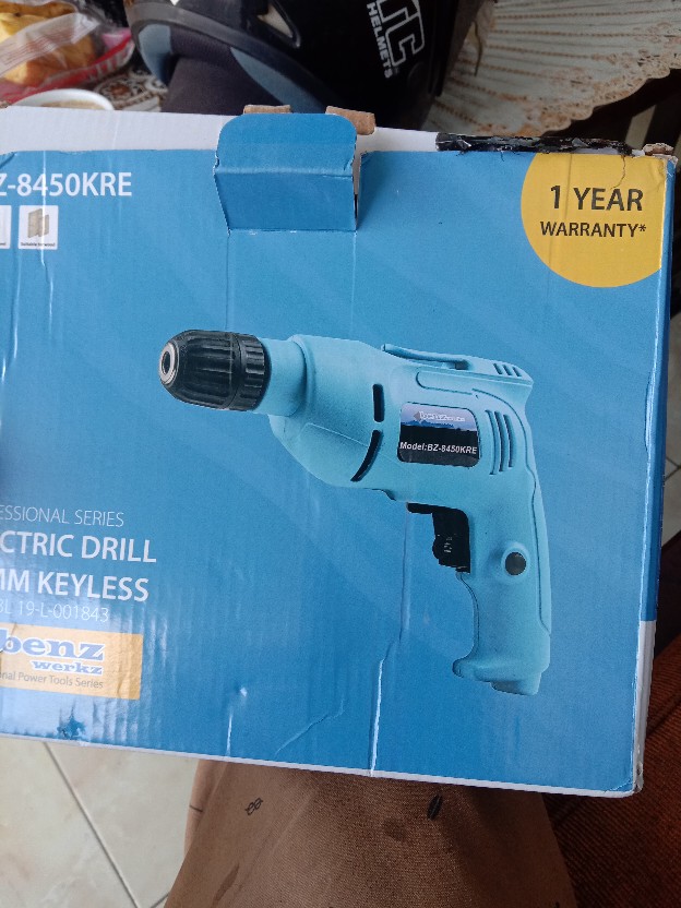 Mesin Bor 10 Mm Benz Electric Drill Keyless 10mm Benz Werkz