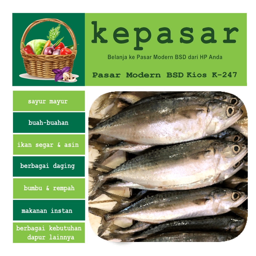 

Ikan Kembung Banjar 500 g- Kepasar Pasar Online