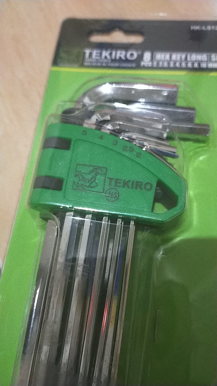 Tekiro Kunci L Set Metrik Panjang 8 Pcs Tekiro