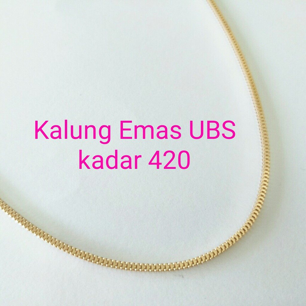 Kalung Milano Emas UBS Kadar 420 Berat 4.01 gram