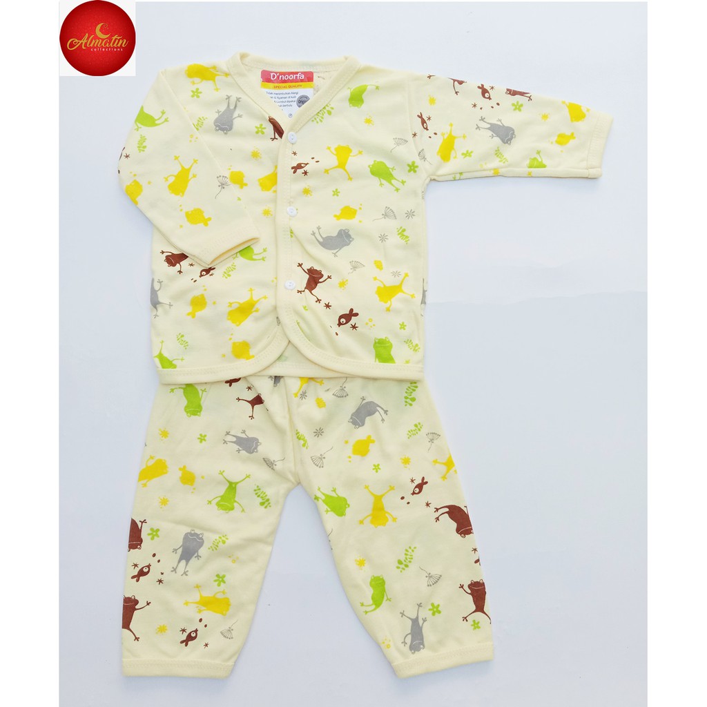 Setelan Baju Bayi Panjang Kancing Depan / 3 STEL Setelan Baju Bayi Panjang Piyama / Baju Bayi 3 Stel