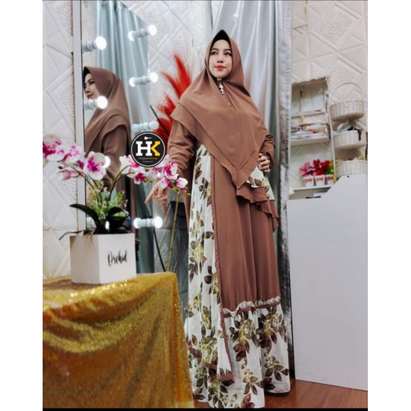 zulaikha syari /set syari by hk / baju syari
