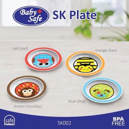 Baby Safe SK002 Plate 4m+ Piring Bayi