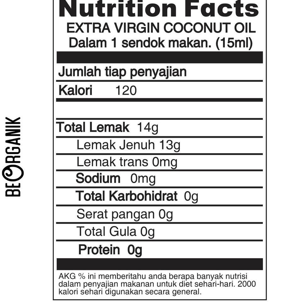 

TERLARIS Extra Virgin Coconut Oil VCO 500ml - Minyak Kelapa Murni 100% 
