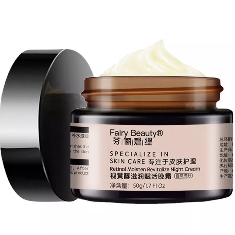 Fairy Beauty RETINOL REVITALIZE NIGHT CREAM 50gr Krim flek anti penuaan