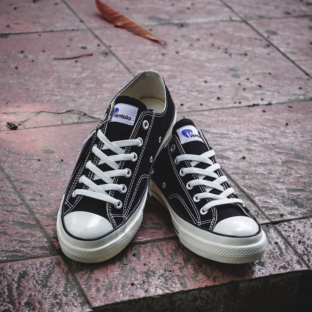 Ventela 70s Low Black White