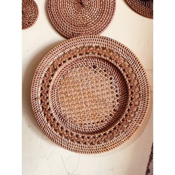 walldecore Rotan Asli Diameter 30cm