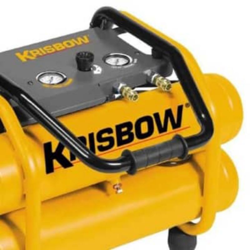 Krisbow Kompresor Angin 2.5 Hp 10 Bar - Kuning
