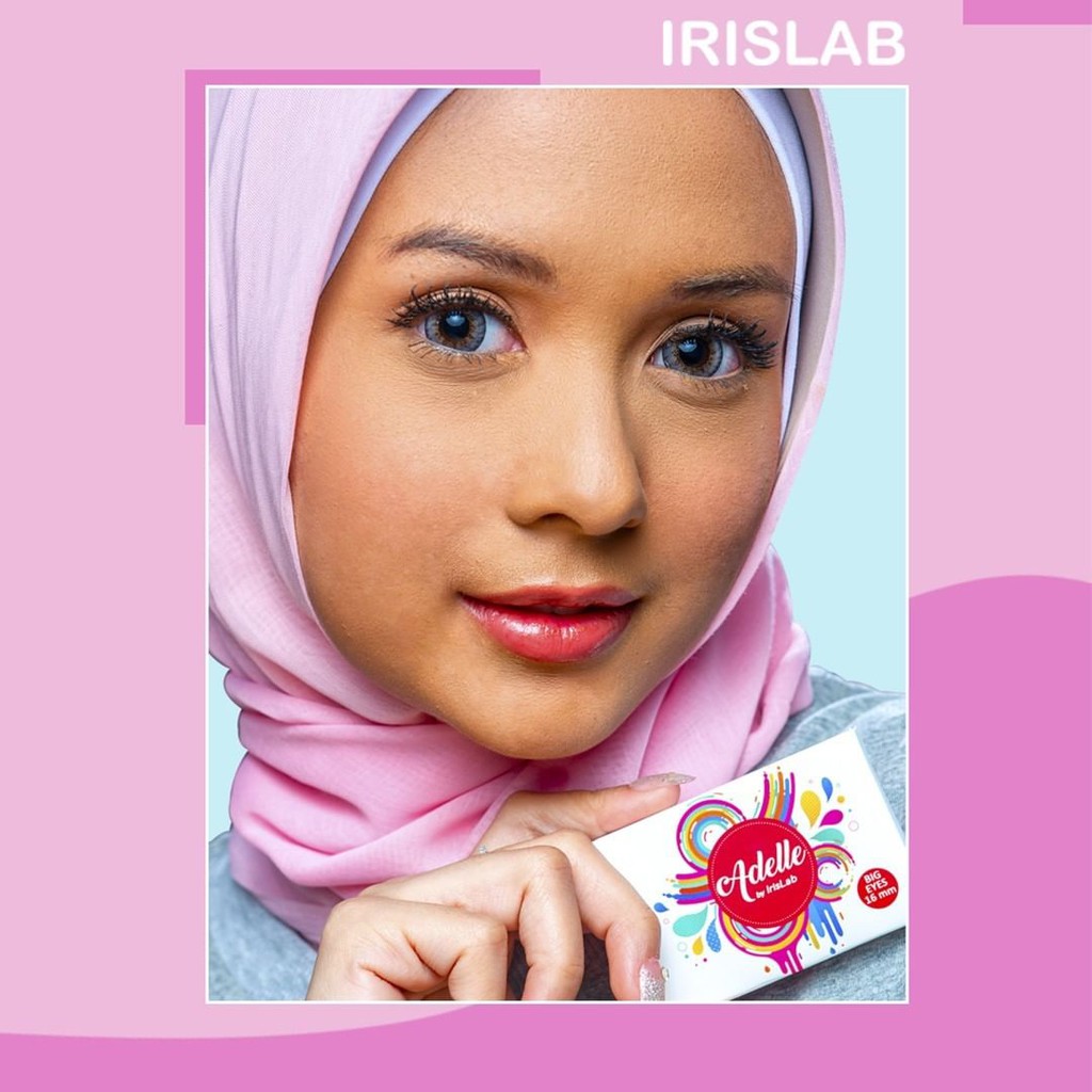 SOFTLENS MINUS DAN NORMAL ADELLE ICE GRAY 16MM (0.00 sd -6.00) GRATIS TEMPAT SOFLEN