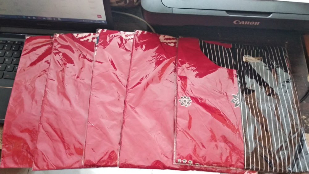 Atasan Batik Dolby Dolbi Dobby Doby Tenun Sutra Tulis Halus Katun Atbm Baron ,sarombit Atasan