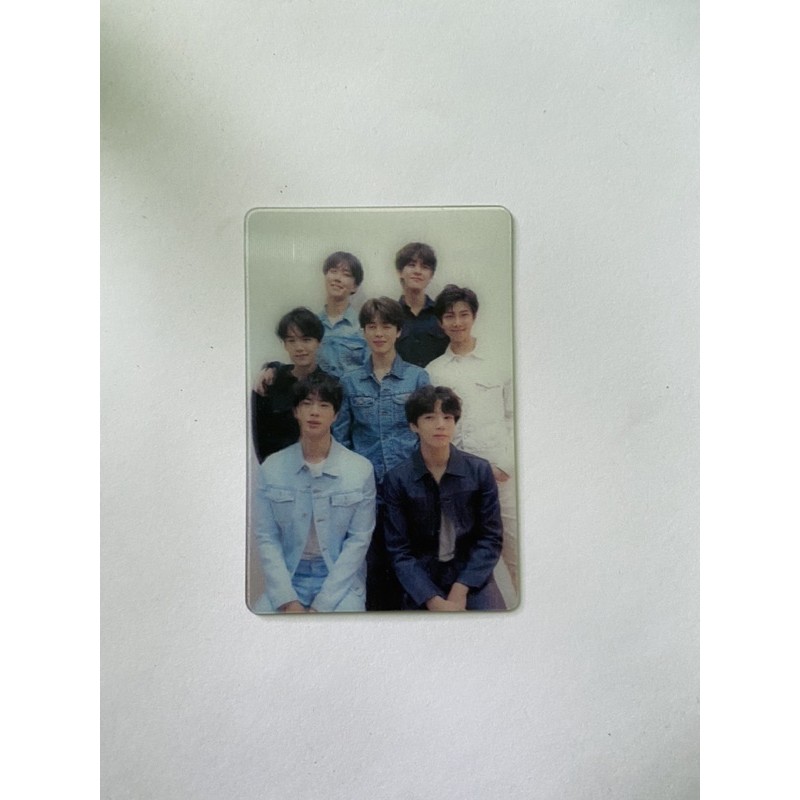 official photocard bts tear lenticular rare