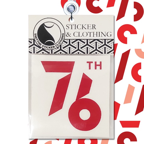 Stiker 76 Tahun Indonesia Logo Cutting Sticker 76th Indonesia Tangguh