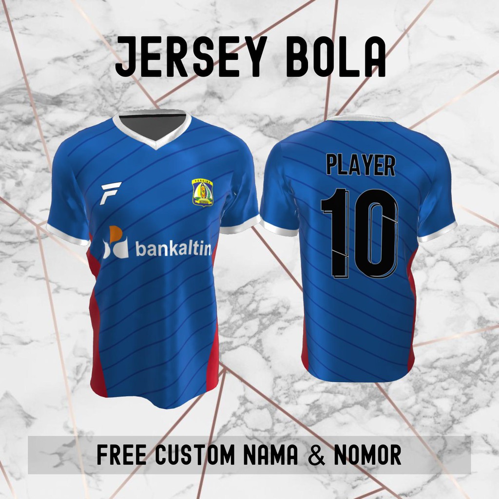 Jersey Persiba Balikpapan Klub Bola Baju Kaos Custom Nama dan Nomor Punggung - 205