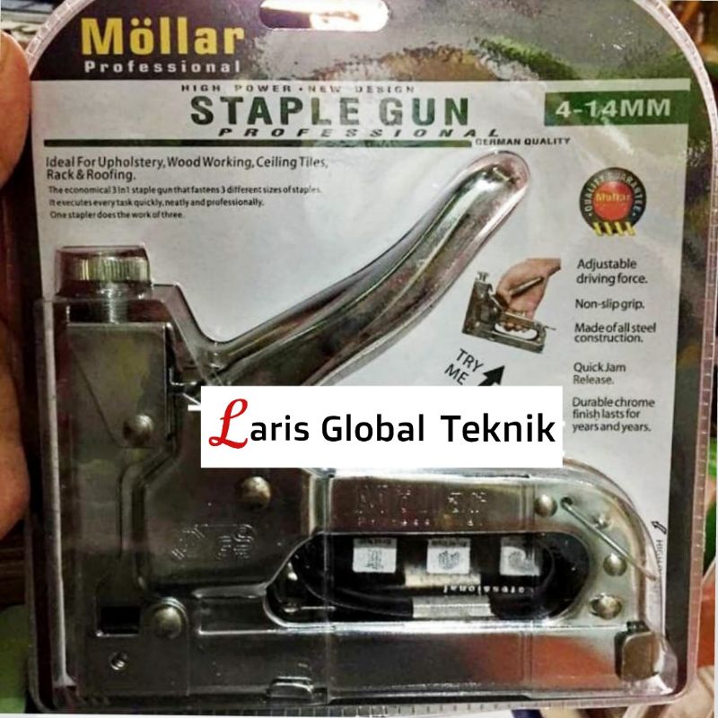 

Staples Gun Tacker Mollar 3 in 1/Staples Jok Tembak Hektar 3 way