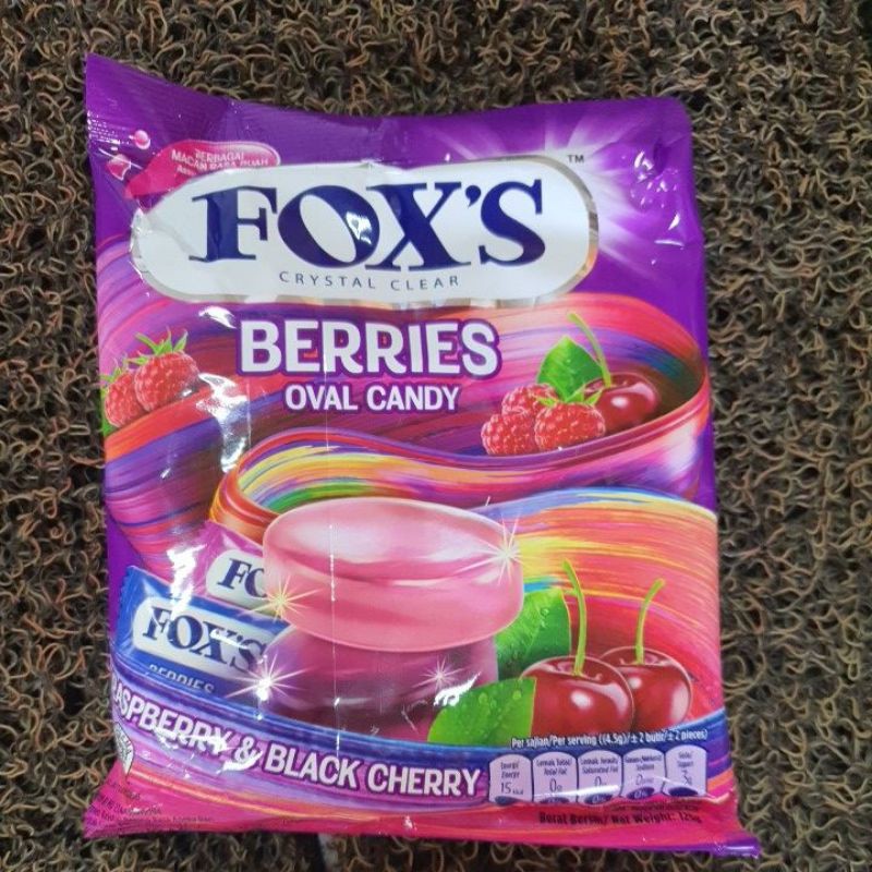 

FOX'S CRYSTAL CLEAR Berries Oval Candy 125gr