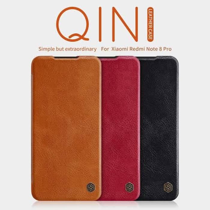 nillkin qin xiaomi redmi note 8 & xiaomi redmi note 8 pro