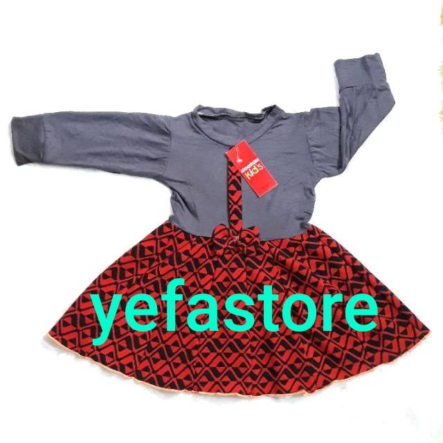 DRESS ANAK 0-12 BULAN LENGAN PANJANG MURAH DARI KONVEKSI | [DRESS LP] YES