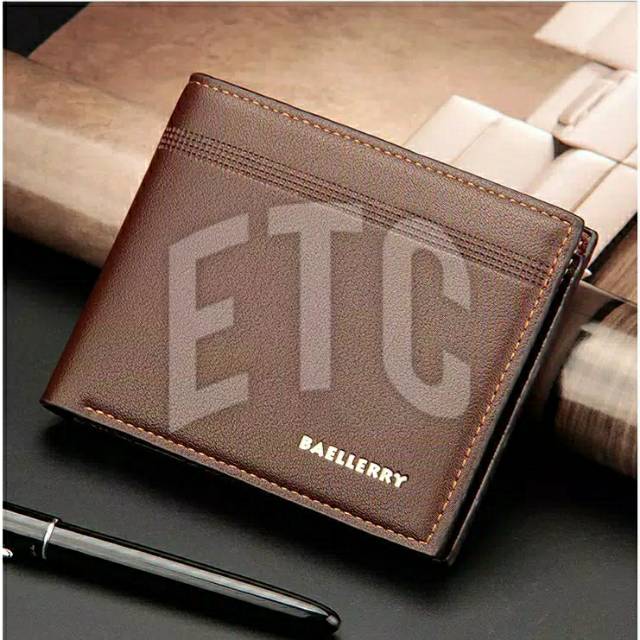 BAELLERRY Exclusive Original Dompet Lipat Pria / Short Wallet Impor Branded