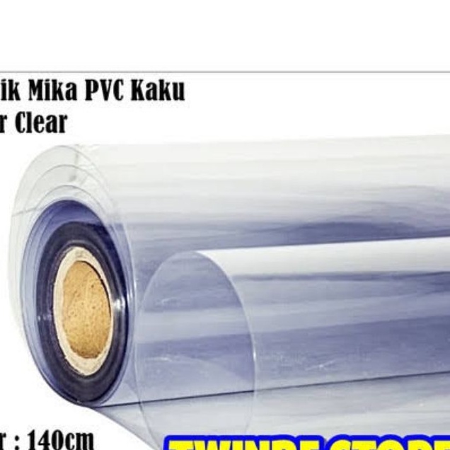 Mika KAKU Tebal Meteran | Plastik PVC RIGIT Lebar 60cm | Mika Rigit Souvernir Toples Bahan Dasar Face Shield