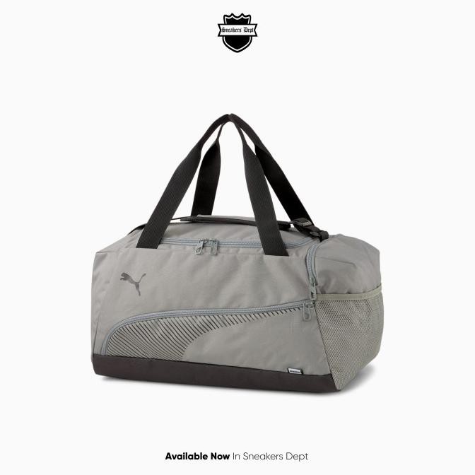 Tas Gym Puma Fundamental Sport Bag Ultra Grey Origina - S
