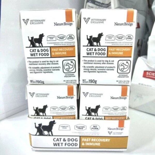 Nature Bridge Recovery 190gr 190 gr Cat Dog Anjing Kucing Vet Wet Food