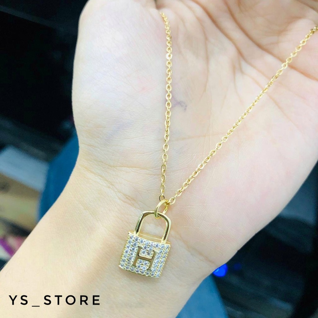 Kalung Titanium Plus Liontin Anti Karat Selamanya/Perhiasan Pria/Perhiasan Wanita/Titanium Asli