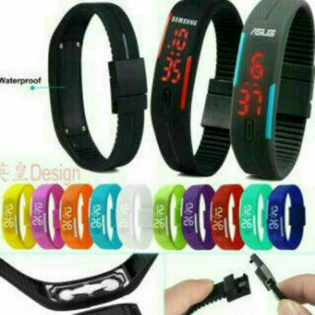 Jam tangan Gelang Magnet LED Sporty Nike Trend Fashion Anak Hits