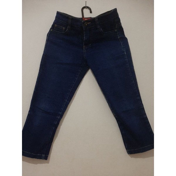 Celana jeans preloved 7/8 branded bandidas preloved