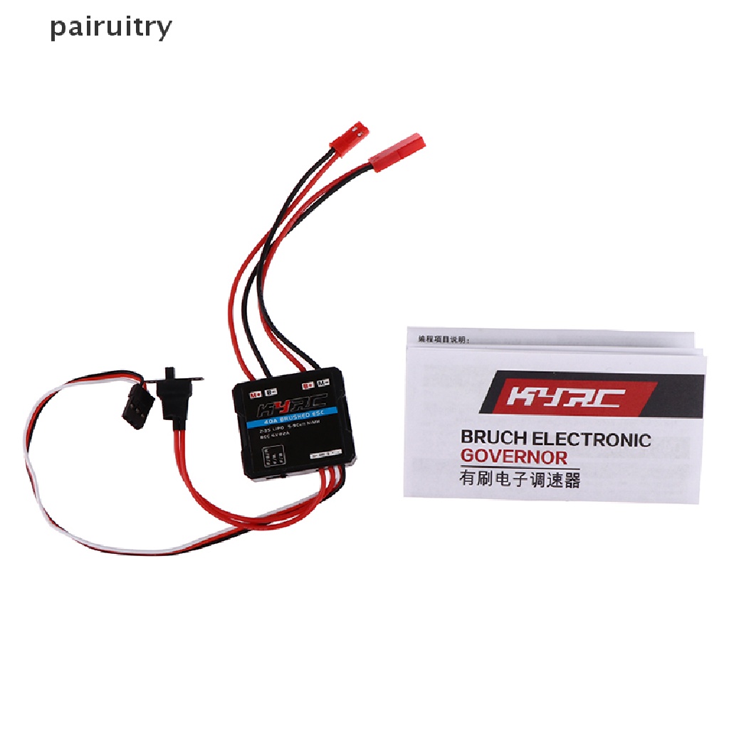 Prt 40A Brushed ESC Electronic Speed Controller Untuk WPL C24 C34 MN D90 MN99S MN86S PRT