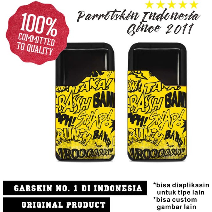 Garskin Skin Suorin Air Starter Kit Typograph art Bisa Custom Gambar