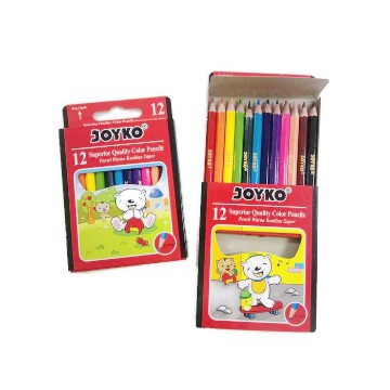 

Pensil Warna Joyko isi 12 warna Uk.kecil, Panjang, Neon,Pastel & Metalic / alatgambar/atk/perlengkapan menggambar/sekolah