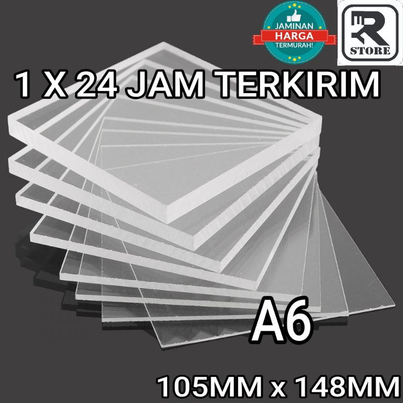 

[LANGSUNG KIRIM] Akrilik A6 2MM / Akrilik MC / Acrylic A6 2 MM