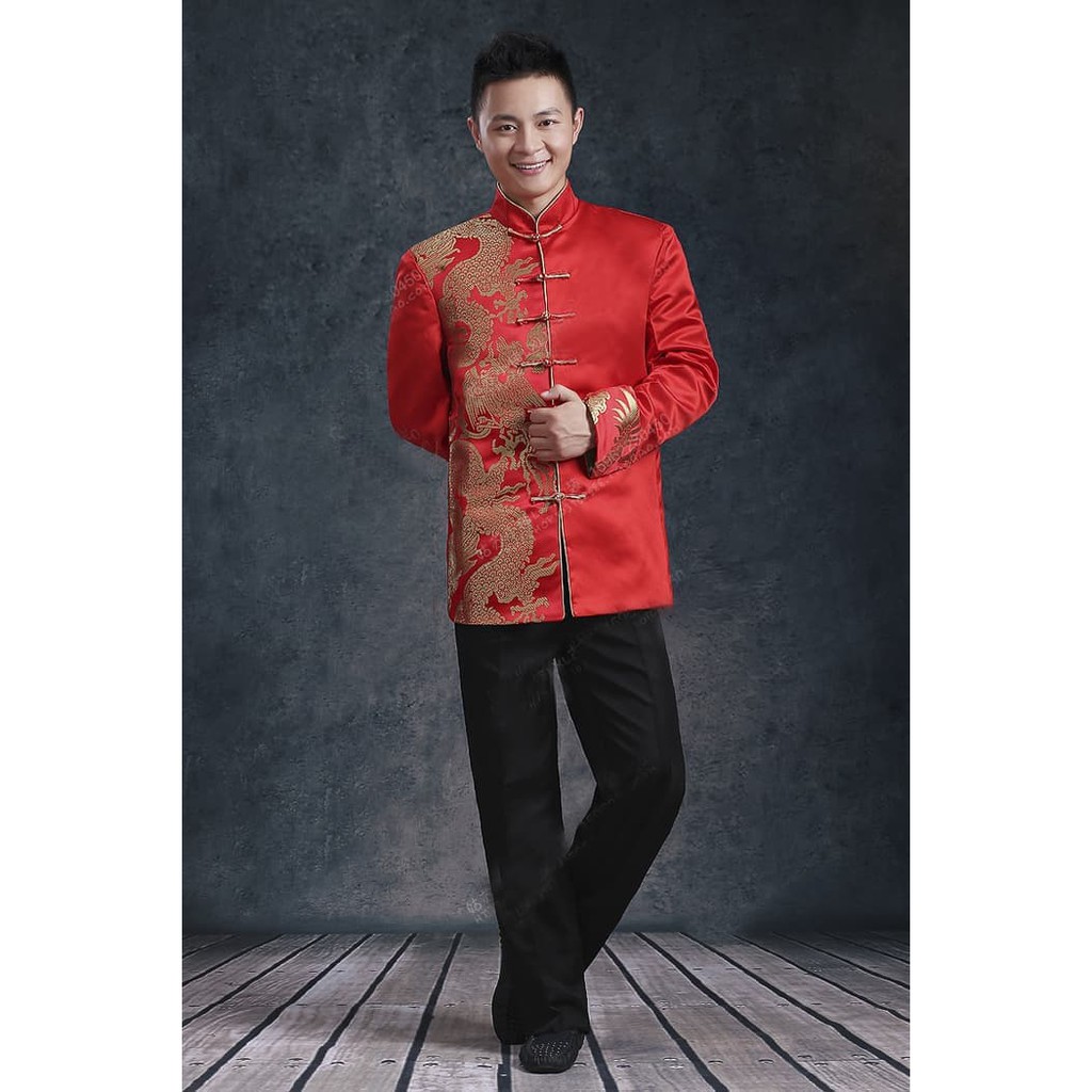 Cheongsam Pria/Barang Pernikahan/Sangjit/Shuang Xi /Wedding ( CP-009 )