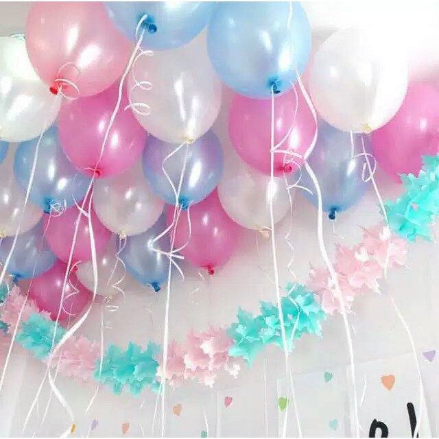 [READY 12 inch] Balon Metalik Balon Pesta Balon Ulangtahun Tebal ukuran 12 inch merk decotex