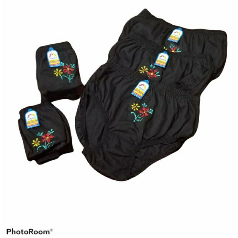 cd wanita dewasa/ remaja mayana polos bordir khusus warna hitam