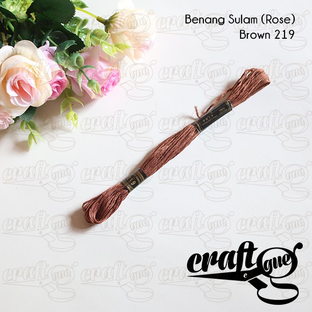 Benang Sulam (Rose) BROWN