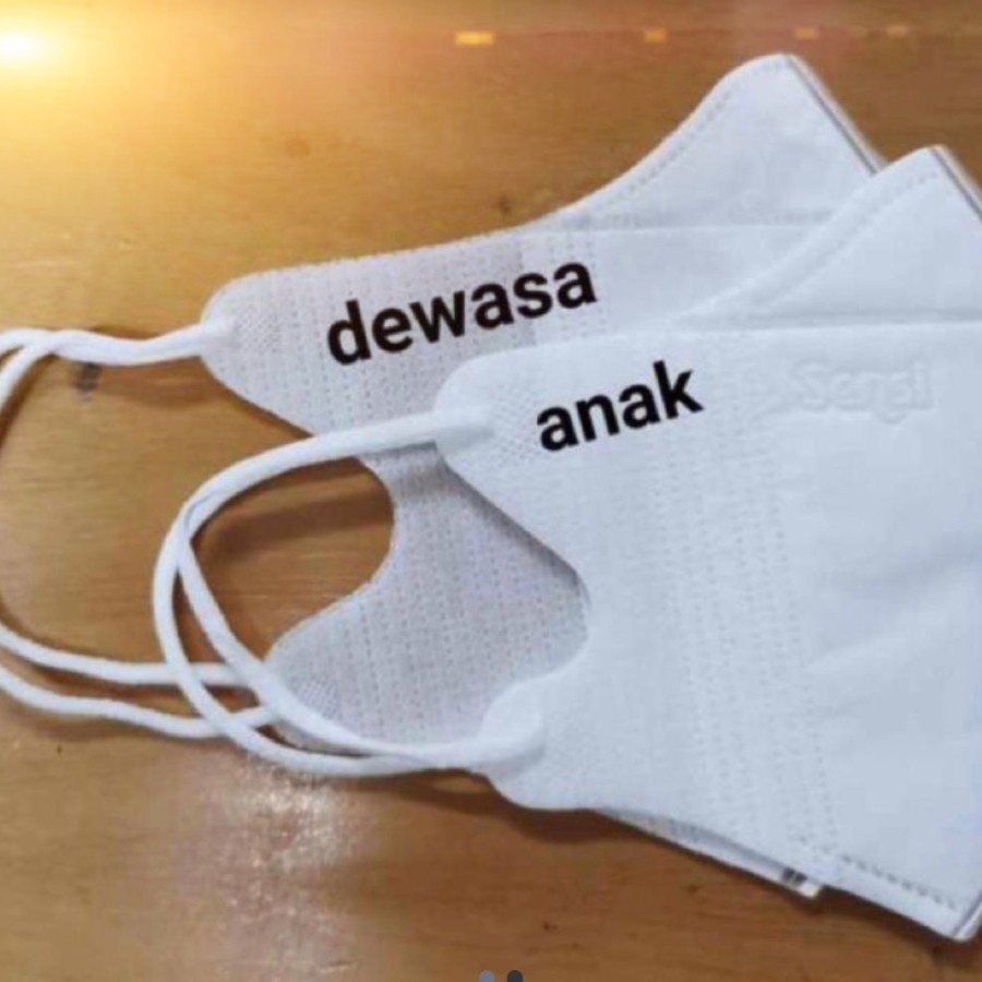 Masker Sensi Duckbill Anak 3 Ply isi 40 Sensi Kids Duckbill Face Mask Original