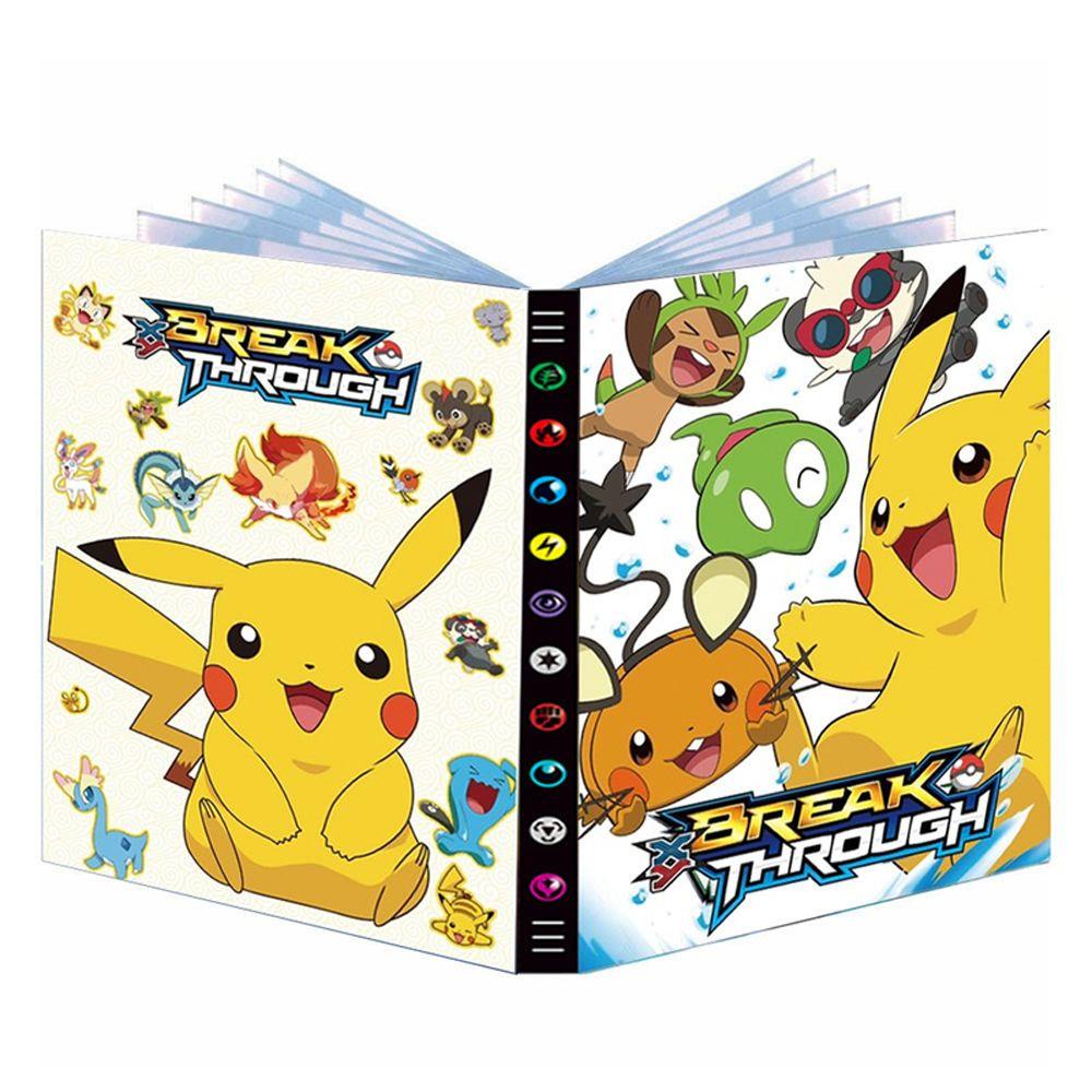 Lanfy Album Kartu Pokemon Pokemon 432pcs Model Hadiah Natal Anak Pokemon Map Binder Pikachu Kartun Anime 9saku Folder List Charizard Card Book Game Card Holder Binder