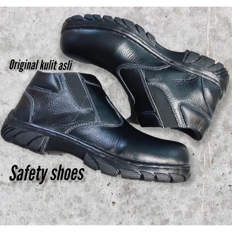 Sepatu Safety Pria Proyek Dinas Lapangan/Sepatu Kerja Pria