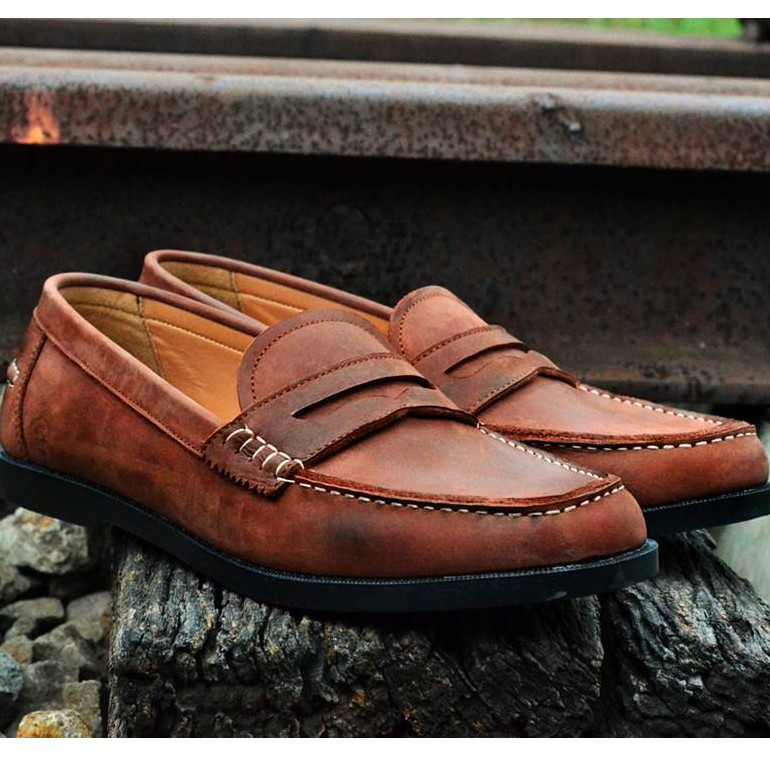 GUSTAVO |MNM x Zapato| KULIT ASLI PREMIUM Sepatu Sneakers Pria Slip On