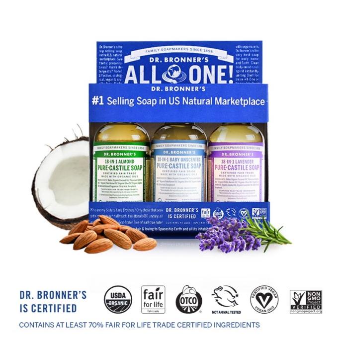 

Dr. Bronner's Trial Kit Soap 59 Ml