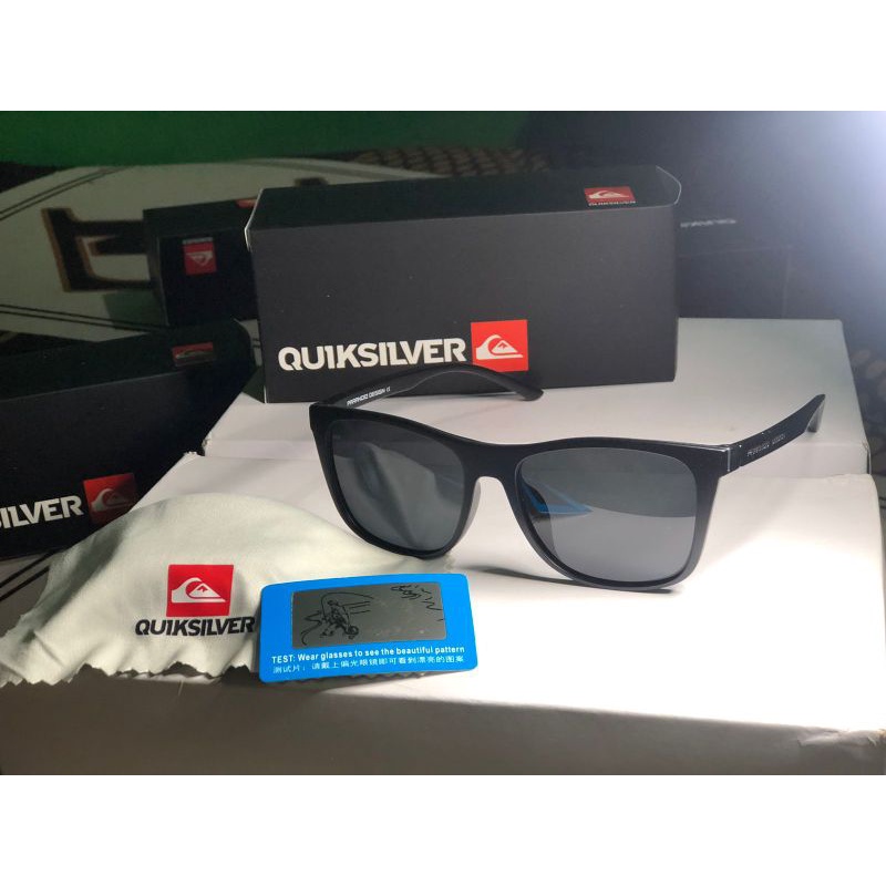 Kacamata Quicksilver Paranoid Design Reflector HD Polarized UV400 Black