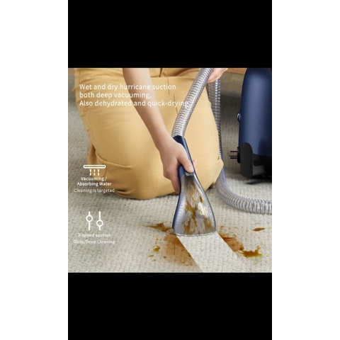 DEERMA BY200 Wet and Dry Cordless Vacuum Cleaner Mop Noda Bandel Cuci