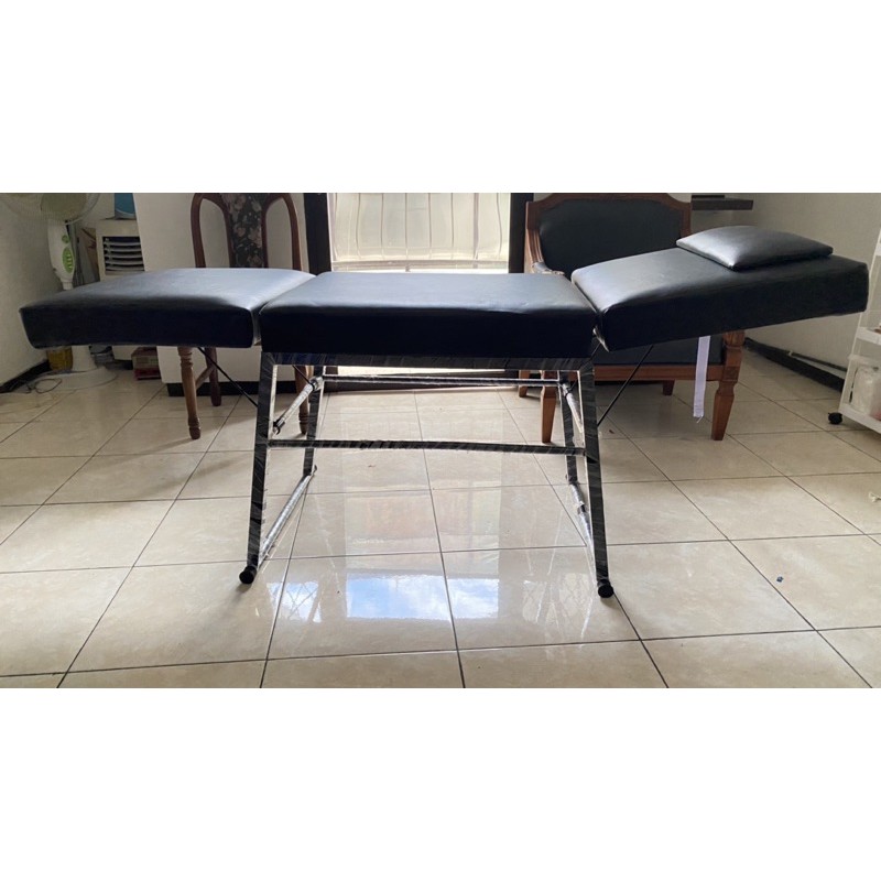 Bed Pijat / Bed Facial Adjustable Lipat 3 / Bed Eyelash Extension Lipat