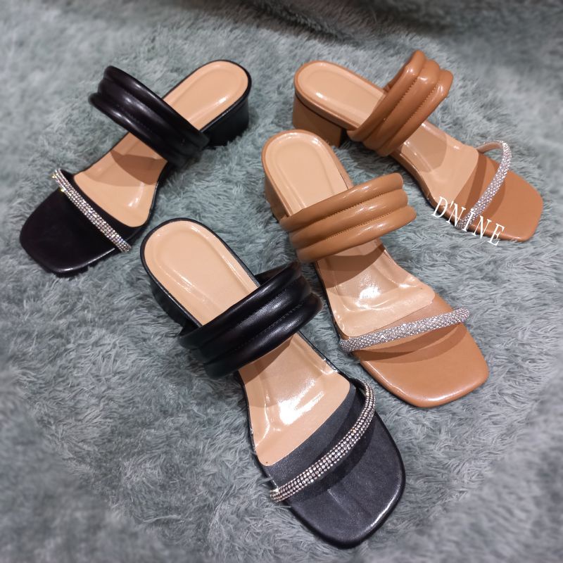 Sandal Wanita heels 3cm YY 06