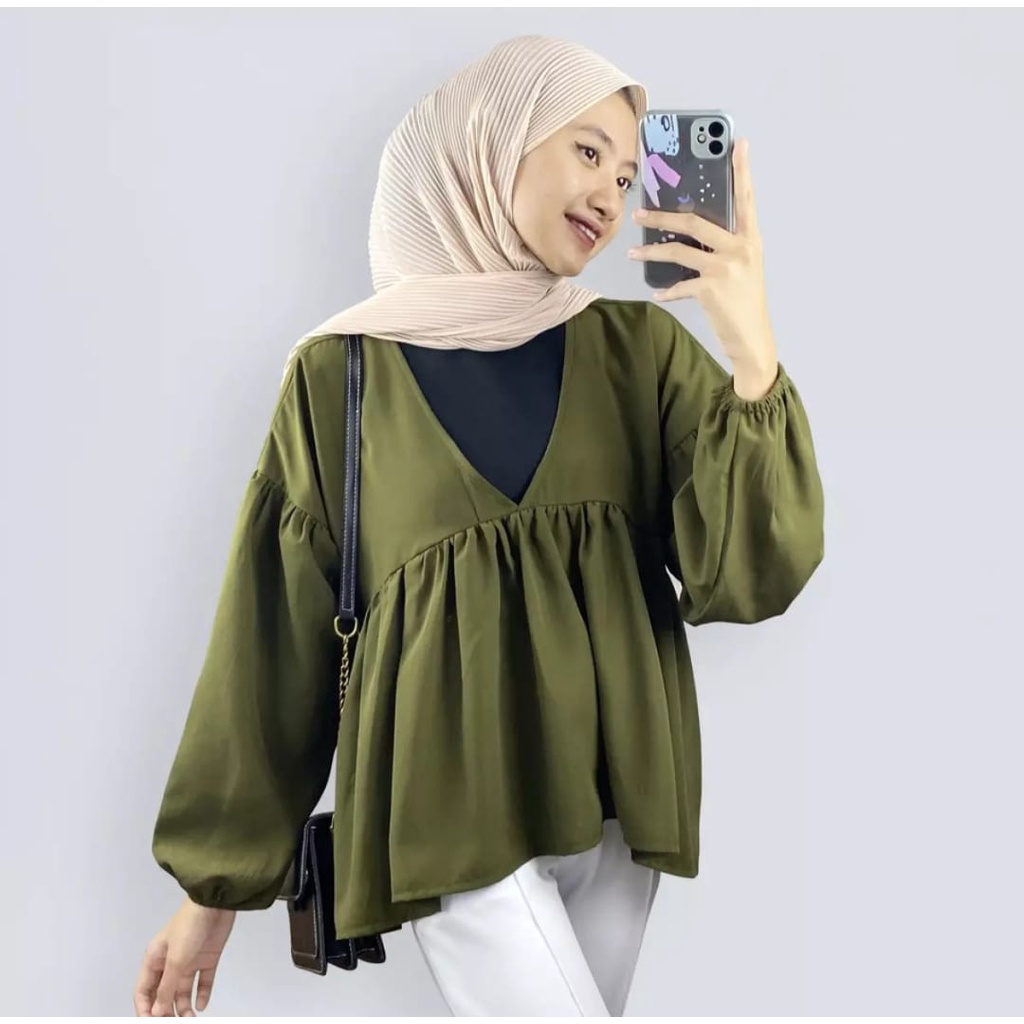 Vilia blouse baju atasan wanita terbaru