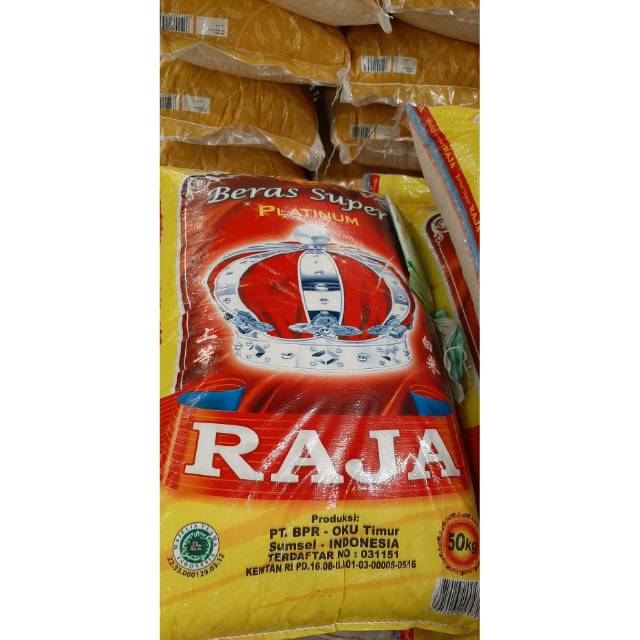 Beras raja super platinum 50kg