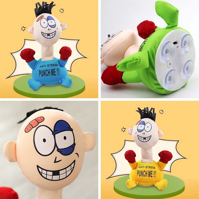 Boneka Screaming Lucu Bahan Premium Styling Rambut Berantakan Menghilangkan Stress