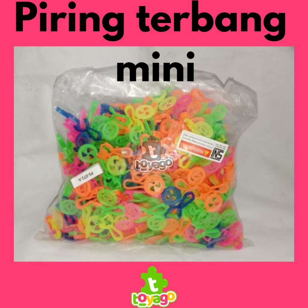 Piring Terbang Pencet +-500pcs Tazoz Mainan Mini