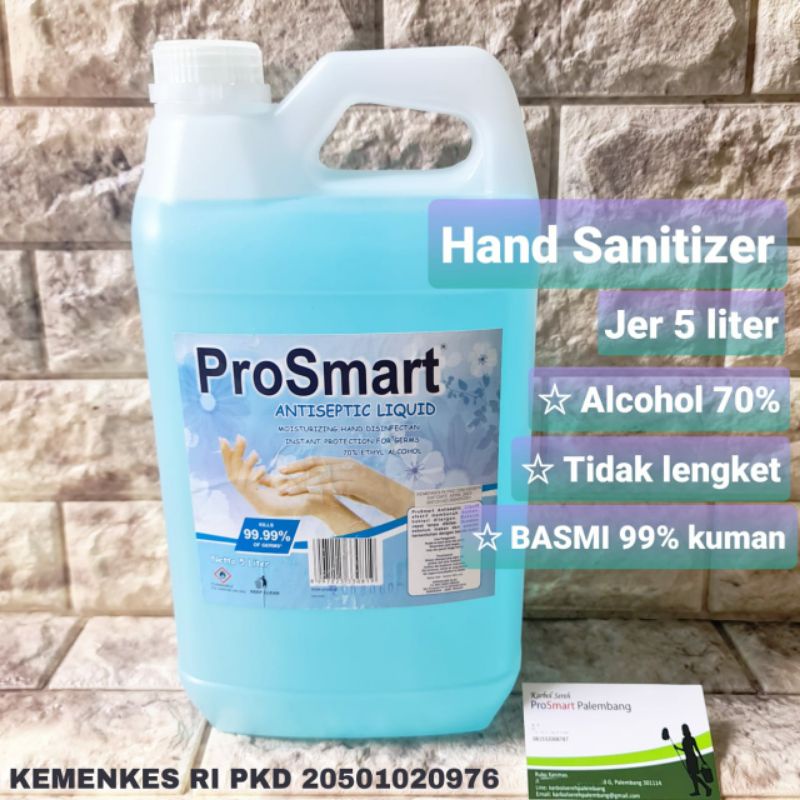 HAND SANITIZER JERIGEN 5 LITER PROSMART